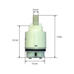 Cartouche Céramique HANSAECO 3,5 Mm HANSA -HANSA Soldes 1153117 3
