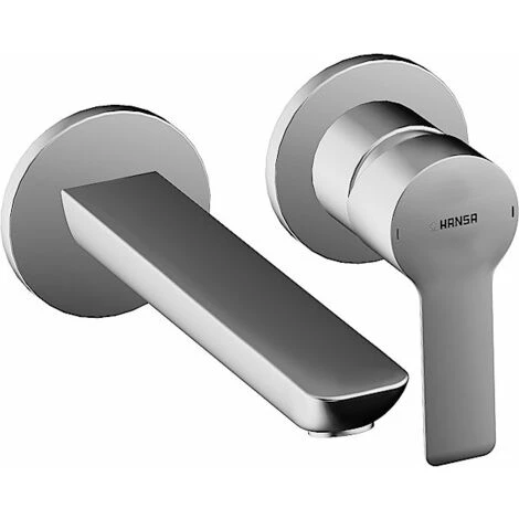 Hansa Hansaligna Mitigeur De Lavabo, Set De Finition, Encastré, Saillie : 185mm, Chromé, Rond, 06402103 - 06402103 3 Hansa Hansaligna Mitigeur De Lavabo, Set De Finition, Encastré, Saillie : 185mm, Chromé, Rond, 06402103 - 06402103