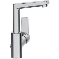 Hansa Hansatwist Mitigeur De Lavabo, Commande Latérale, Avec Vidage, Orientable, Saillie : 130 Mm, 09542203 - 09542203 -HANSA Soldes 16024991 5