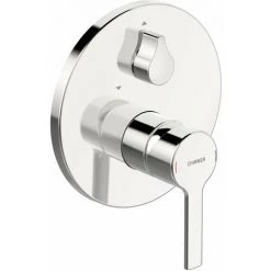 Hansa Hansaronda Mitigeur De Bain Et Douche, Kit De Finition, Avec Dispositif De Sécurité, Encastré, Rosace Ronde, 83843573 - 83843573 -HANSA Soldes 17105783 3