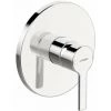 Robinet De Douche Hansa Hansaronda, Set De Finition, Encastré, Rosace Ronde, 83869573 - 83869573