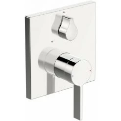 Hansa Hansaloft Mitigeur De Bain Et Douche, Kit De Montage Final, Encastré, Rosace Carrée, Clapet Anti-retour, 87603003 - 87603003