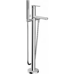 Hansa Hansaronda Robinetterie De Baignoire, Au Sol, 1 Jet, Avec Dispositif De Sécurité, Saillie : 200mm, 03422073 - 03422073