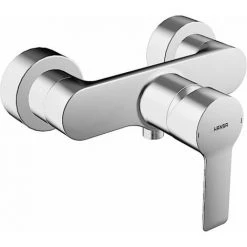 Hansa Hansaligna Robinetterie De Douche, Montage Mural, Avec Dispositif De Sécurité, Chromé, 06670103 - 06670103