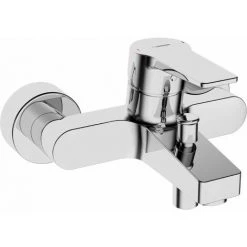 Hansa Hansatwist Mitigeur De Bain Et Douche, Avec Dispositif De Sécurité, Saillie : 162 Mm, 0974218, Coloris: Chrome - 09742183