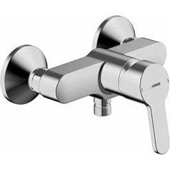 Hansa 49450103 7834777 Primo Mitigeur De Douche à Levier Simple Bec De Douche Vers Bas Chromé