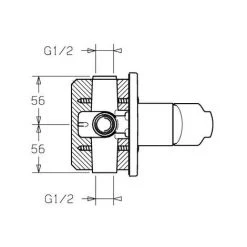 Habillage Seul Bain Douche Pour HANSAPOLO HANSA -HANSA Soldes 31822847 3