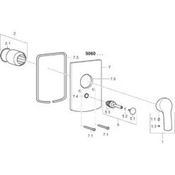 Habillage Seul Bain Douche Pour HANSAPOLO HANSA -HANSA Soldes 31822847 4