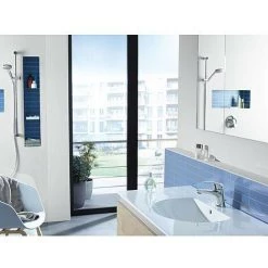 Mitigeur HANSAMIX, Garnit. Ecoul. Avec Traction, Raccordem, Avec Tuyau A Pression Flex. Saillie 141 Mm -HANSA Soldes 33054293 3