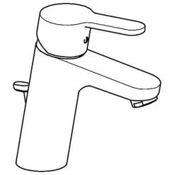 Hansa Primo Mitigeur De Lavabo XL, Garniture De Vidage, Chrome (49562203) -HANSA Soldes 3333939 3