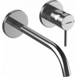 Hansa Hansapublic Set De Finition Pour Robinet Mural Encastré 2 Trous Avec Bec 22.5cm 26mm Chrome - Chrome -HANSA Soldes 38906408 4