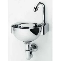 Hansa Hansanova Robinet Lave Mains 12.7cm Avec Bec Fixe Chrome - Chrome -HANSA Soldes 39153557 5