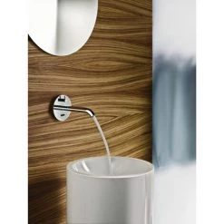 Hansa Hansapublic Set De Finition Pour Robinet Mural Encastré 2 Trous Avec Bec 22.5cm 19mm Chrome - Chrome -HANSA Soldes 39640416 4