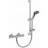 Hansa Micra Ensemble Rénovation Douche Mitigeur Thermostatique Avec Basicjet 92cm Chrome - Chrome -HANSA Soldes 45985048 1