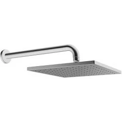 Hansaviva Douchette 250x250mm Laiton Chrome, DN15 (1/12) Avec Bras De Douche 357mm,Ø 23mm