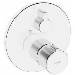 Hansa Mix Ensemble Thermostat Pour Rond Sans Déviateur Chrome - Chromé