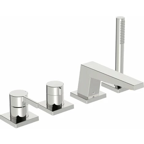 Hansa Hansaloft Robinetterie De Baignoire, Set De Montage Final, 4 Trous, Saillie 185mm, 57752483 - 57752483 3 Hansa Hansaloft Robinetterie De Baignoire, Set De Montage Final, 4 Trous, Saillie 185mm, 57752483 - 57752483