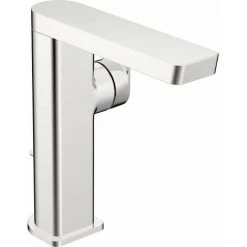 Hansa HANSASTELA Mitigeur De Lavabo, Avec Garniture Découlement, Saillie 134 Mm, Bec Pivotant, 57152273 - 57152273