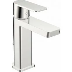Hansa HANSASTELA Mitigeur De Lavabo, Avec Garniture Découlement, Saillie 134 Mm, Bec Fixe, 57182273 - 57182273
