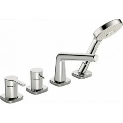 Hansa HANSADESIGNO Style Set De Montage Final Pour Bain/douche, 4 Trous, Saillie : 189mm, 53122083 - 53122083