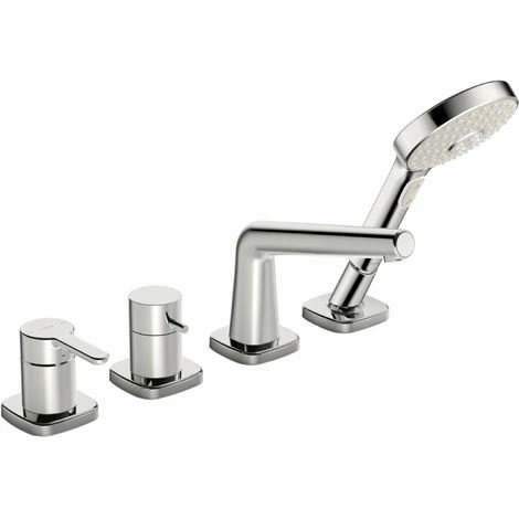 Hansa HANSADESIGNO Style Set De Montage Final Pour Bain/douche, 4 Trous, Saillie : 189mm, 53122083 - 53122083 3 Hansa HANSADESIGNO Style Set De Montage Final Pour Bain/douche, 4 Trous, Saillie : 189mm, 53122083 - 53122083