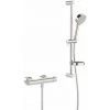 Hansa Hansaprisma Robinet De Douche, Réglable, Taille De La Douchette, 95 Mm, Fonction éco, 1 Jet, 48080121 - 48080121 -HANSA Soldes 69255982 1