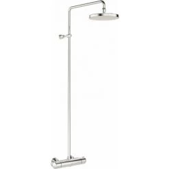 Hansa Hansamicra Système De Douche, Douche De Tête 200mm, Ronde, Sans Douchette à Main, Saillie 427-452mm, Chromé, 44350100 - 44350100