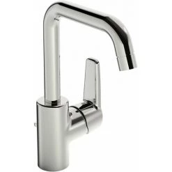 Hansa HANSAPOLO Mitigeur De Lavabo, Avec Garniture Découlement, Saillie 152mm, 51542293 - 51552293