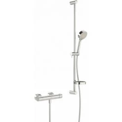 Hansa Hansaprisma Robinet De Douche, Réglable, Taille De La Douchette, 95 Mm, Fonction éco, 3 Jets, 48080131 - 48080131